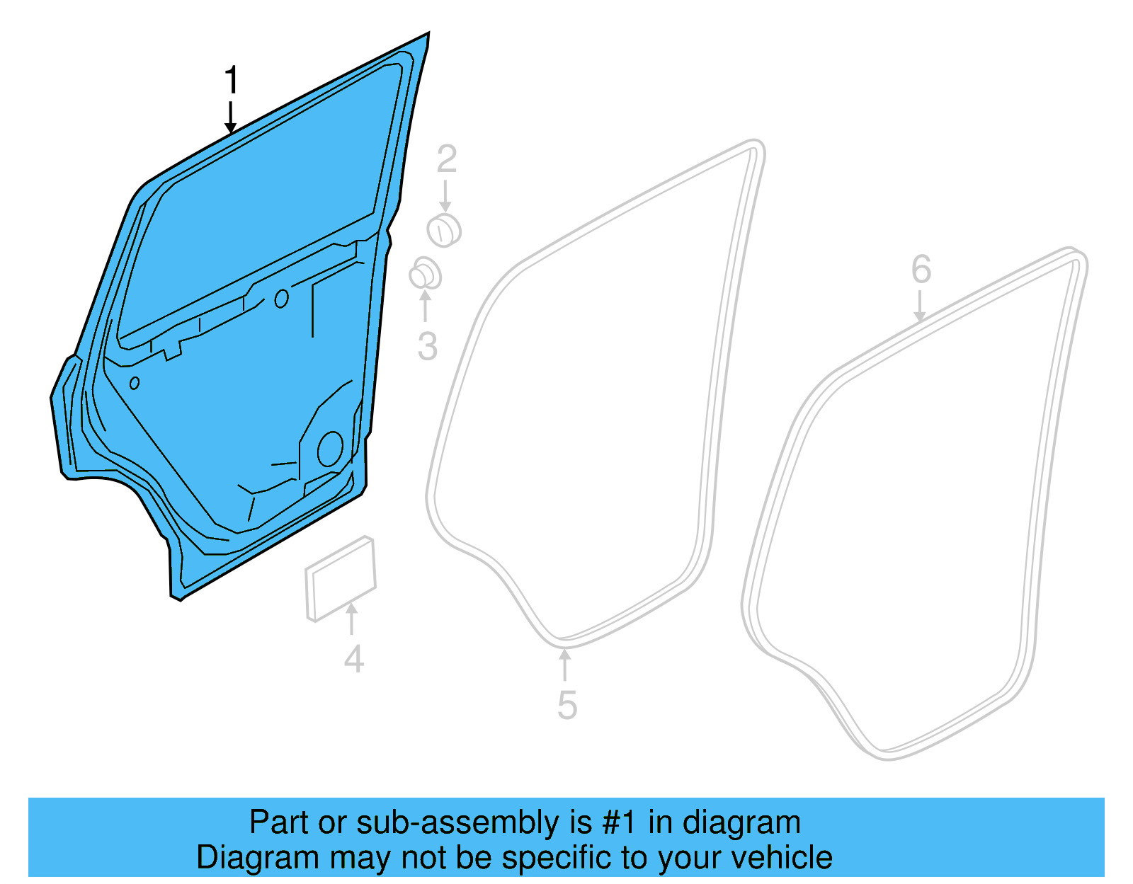 Door Shell 5NN-833-056-F - View 9