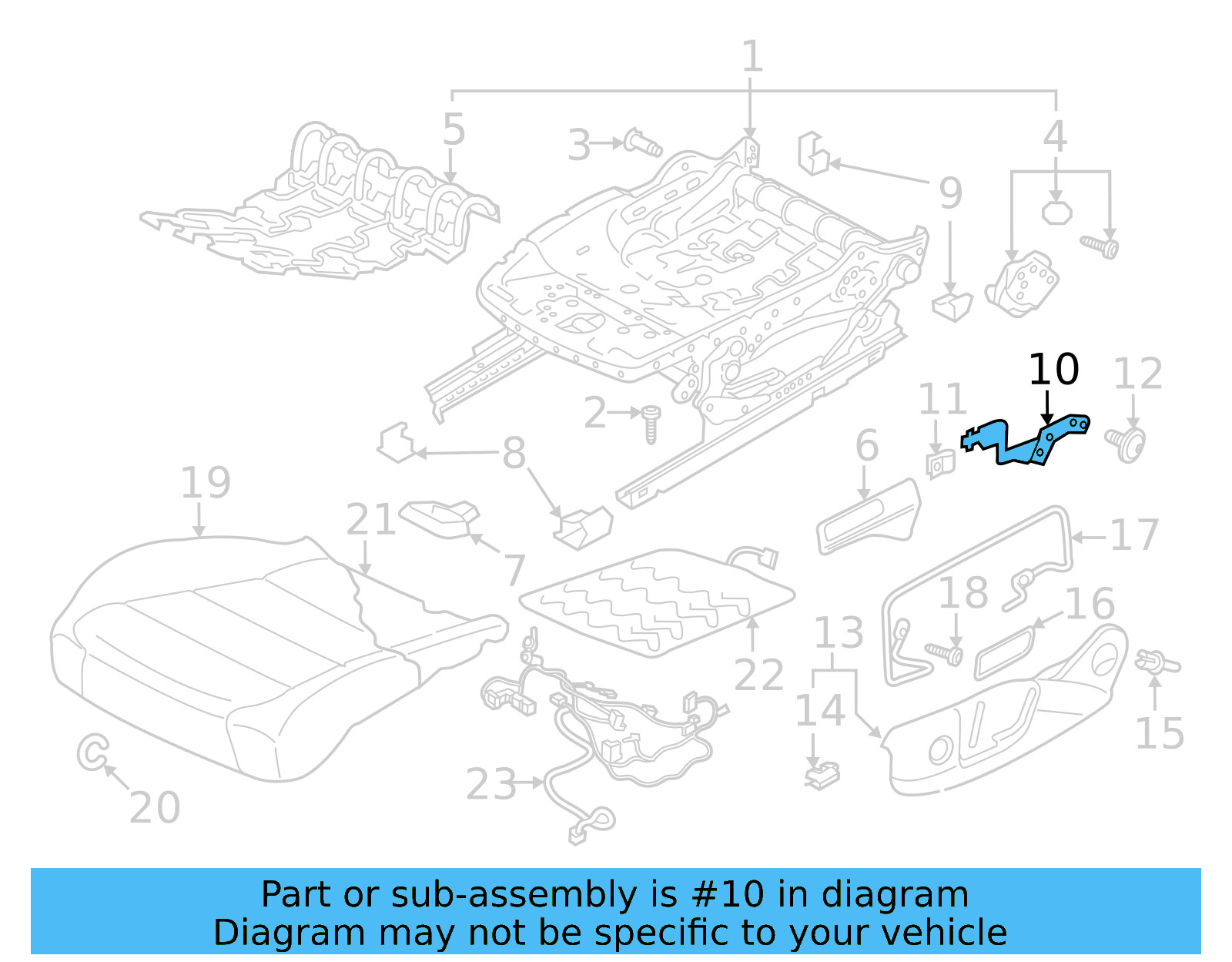 Adjust Lever 5NN-881-091 - View 5