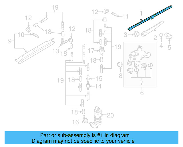 Wiper Blade 5NN-955-427-03C - View 6