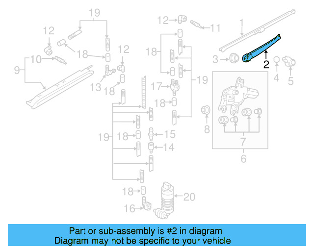 Wiper Arm 5NN-955-707-03C - View 4