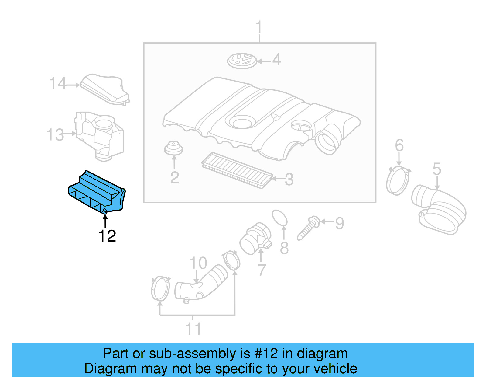 Air Inlet Duct 5P0-805-971-9B9 - View 22