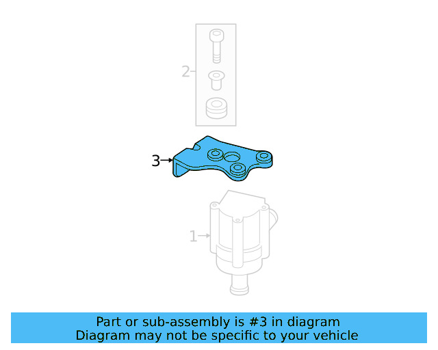 Mount Bracket 5Q0-121-093-BE - View 4