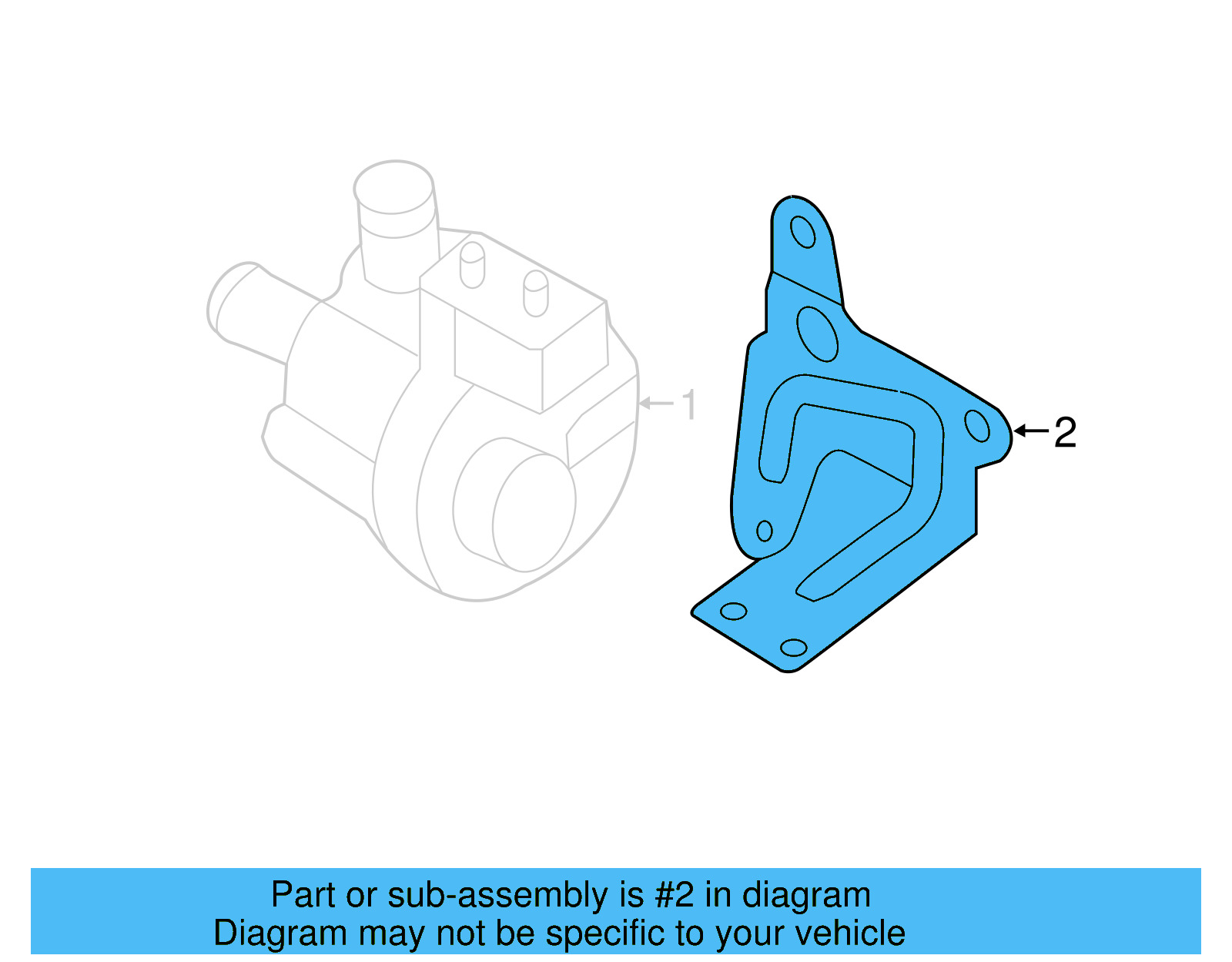 Mount Bracket 5Q0-121-093-CF - View 6