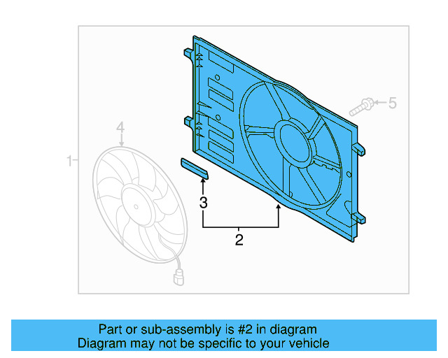 Fan Shroud 5Q0-121-205-AP - View 6
