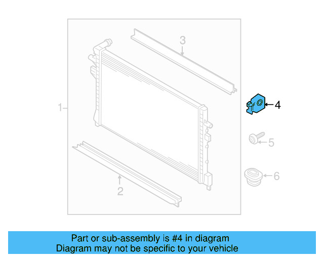 Mount Bracket 5Q0-121-367-G