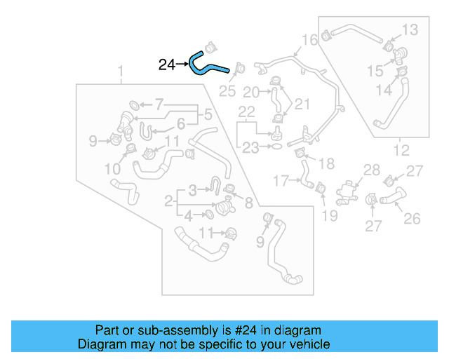 Overflow Hose 5Q0-121-447-G - View 41