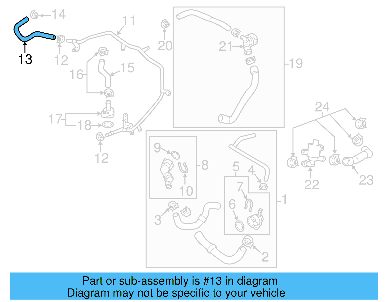 Overflow Hose 5Q0-121-447-G - View 43