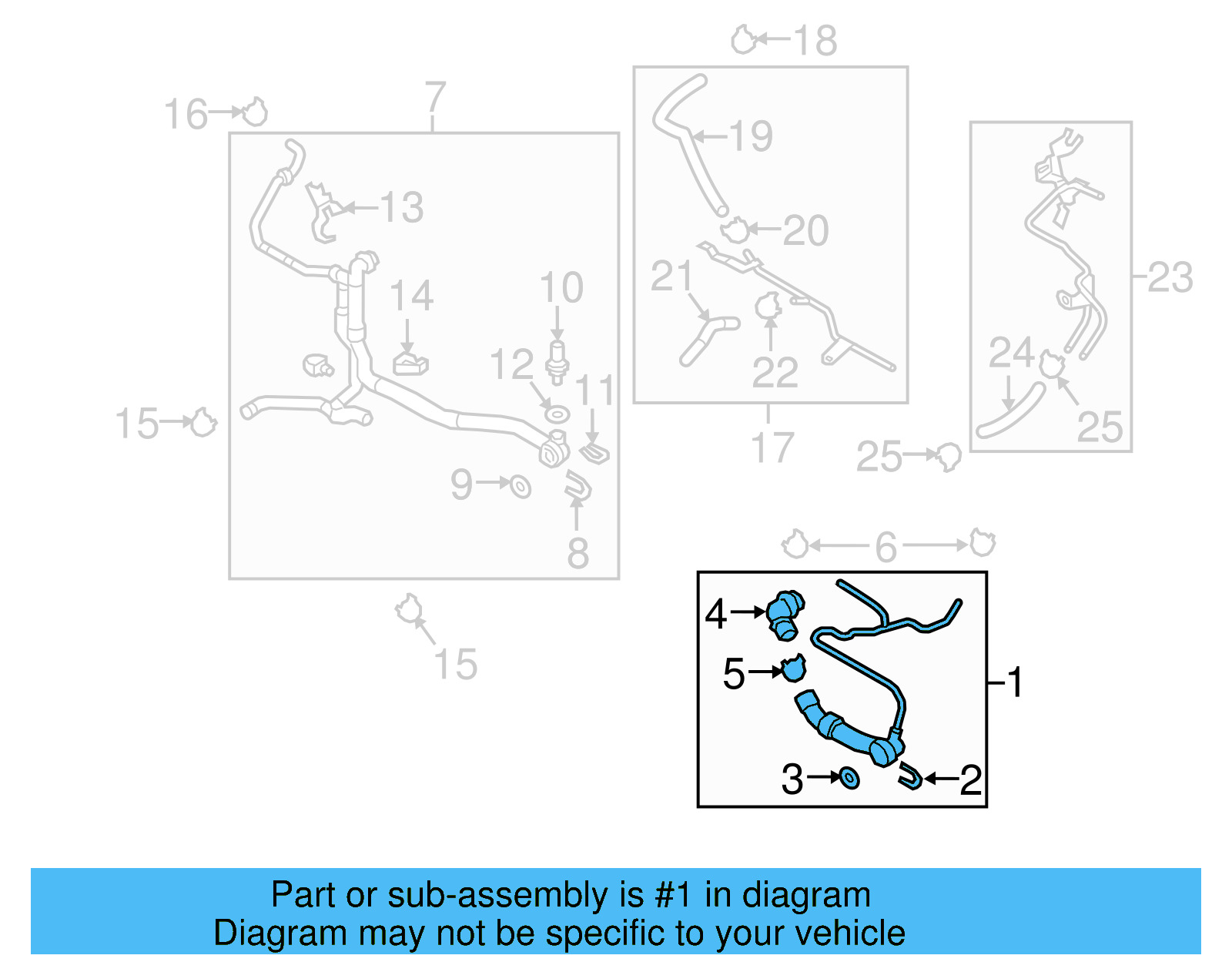 Radiator Coolant Hose 5Q0-122-101-CM