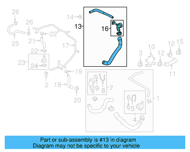Hose Assembly 5Q0-122-157-AK - View 35