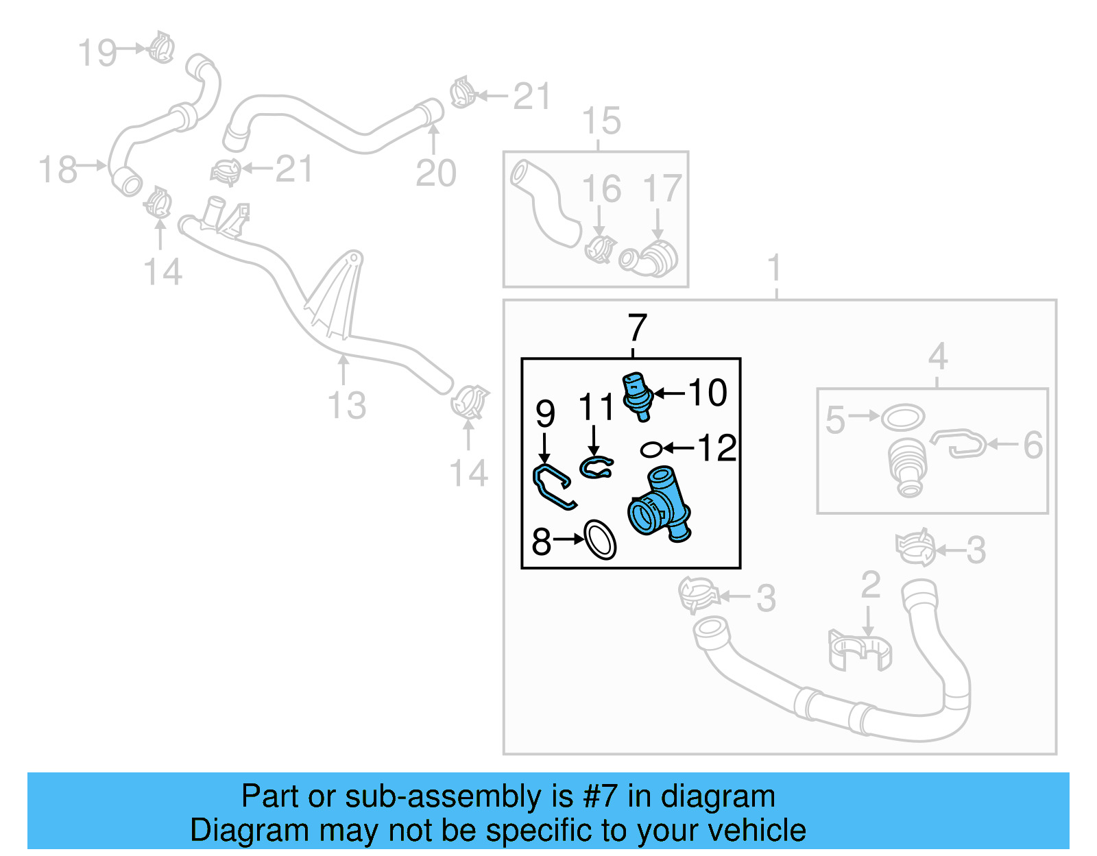 Lower Coupling 5Q0-122-291-T - View 15
