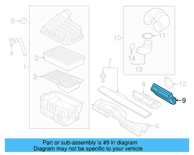 Intake Duct 5QM-129-618 - View 15