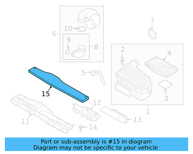 Air Inlet Cover 5Q0-129-954-H - View 15