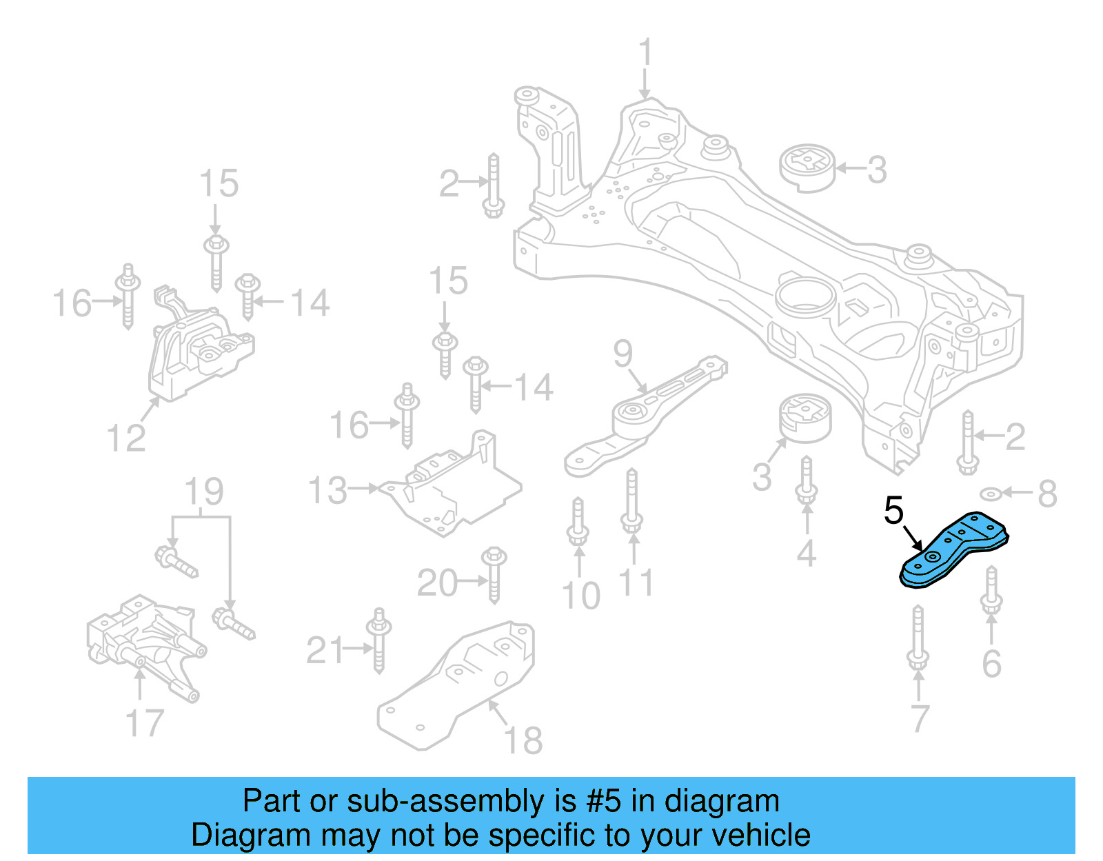 Side Support 5Q0-199-518-E - View 16