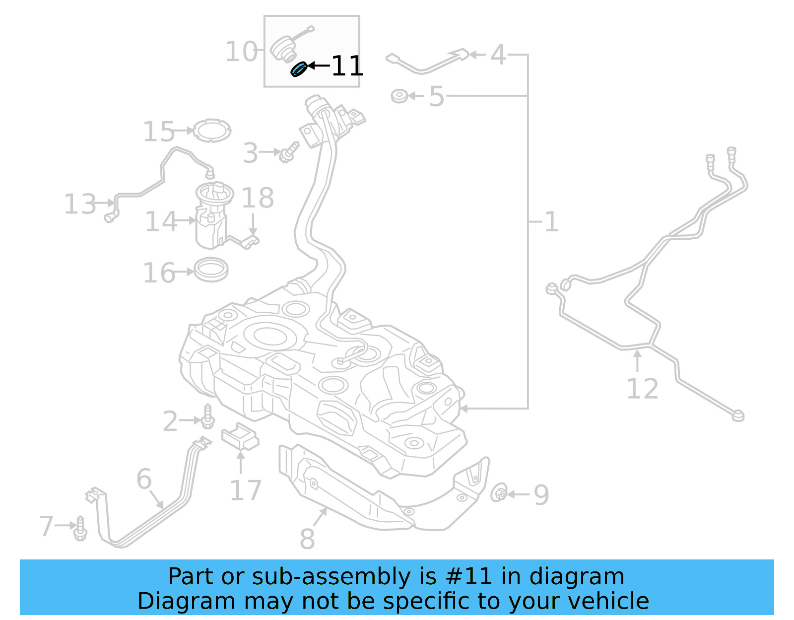 Fuel Cap Seal 5Q0-201-557