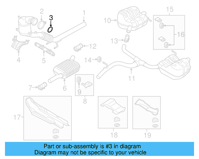 Converter & Pipe Gasket 5Q0-253-115-B - View 72