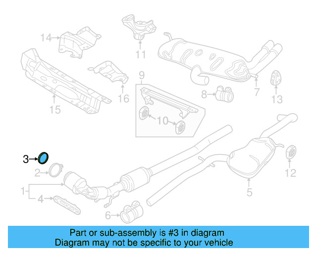 Converter & Pipe Gasket 5Q0-253-115-B - View 40