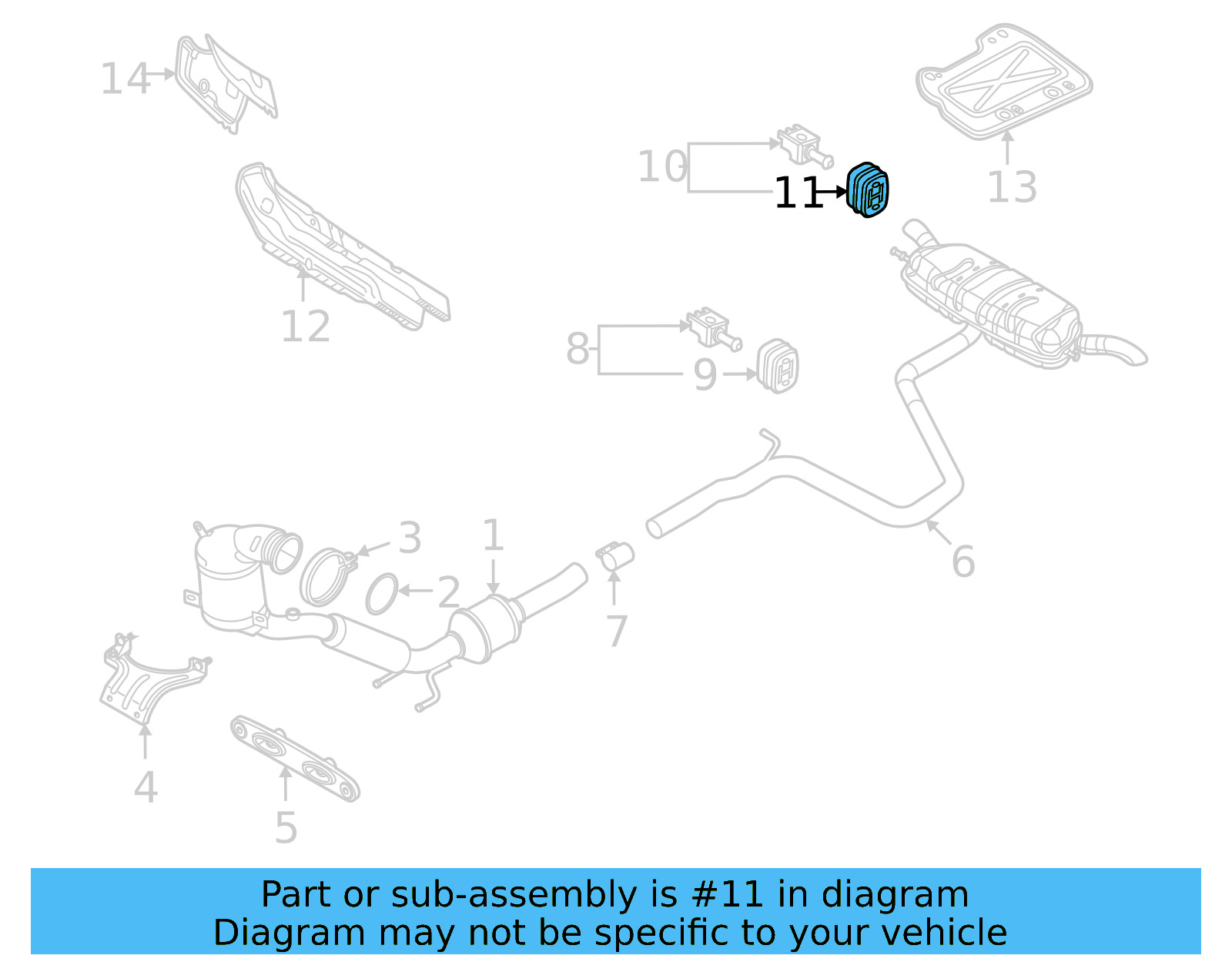 Rear Hanger Retainer Ring 5Q0-253-147 - View 44