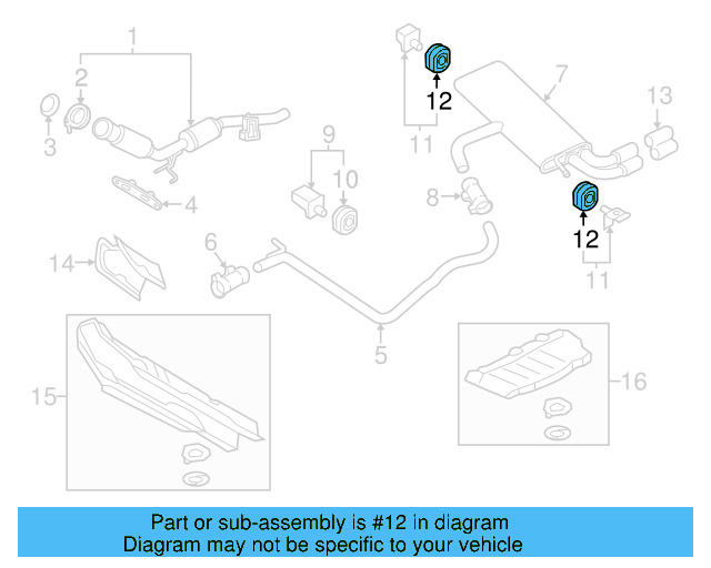 Rear Hanger Retainer Ring 5Q0-253-147 - View 38