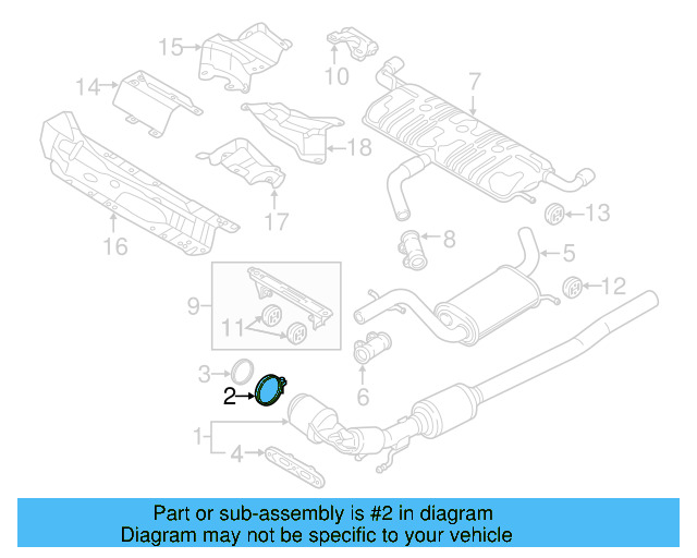 Converter & Pipe Clamp 5Q0-253-725-G - View 46