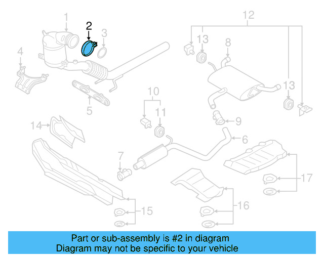 Converter & Pipe Clamp 5Q0-253-725-G - View 22