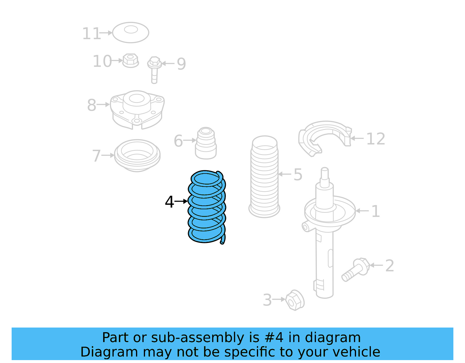 Coil Spring 5Q0-411-105-ER - View 5