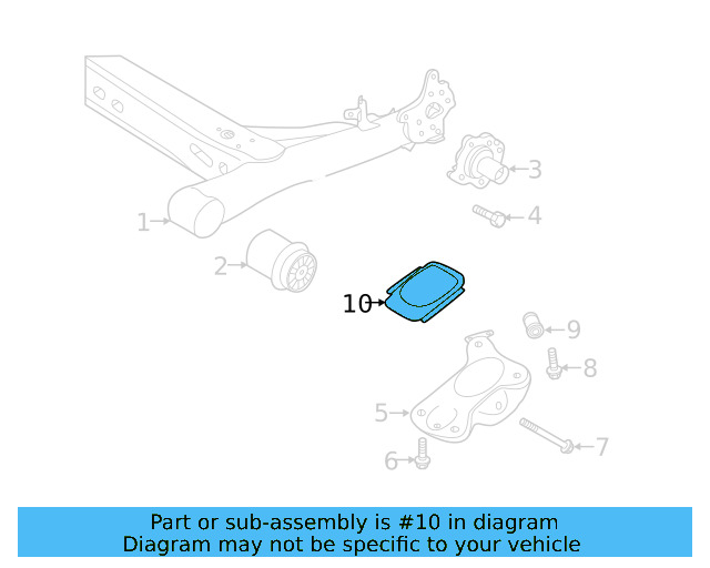 Bracket Cover 5Q0-501-475 - View 2