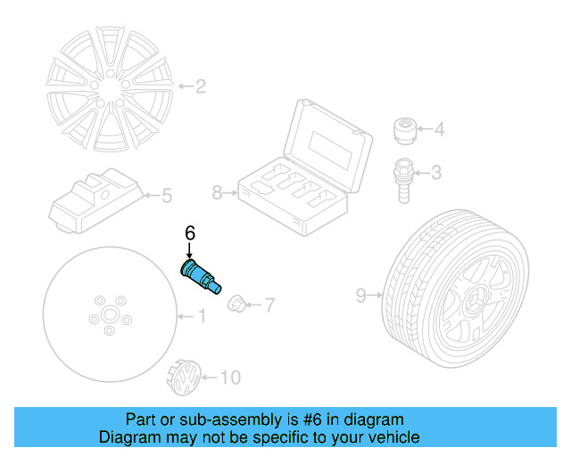 Valve Stem 839-601-361 - View 19