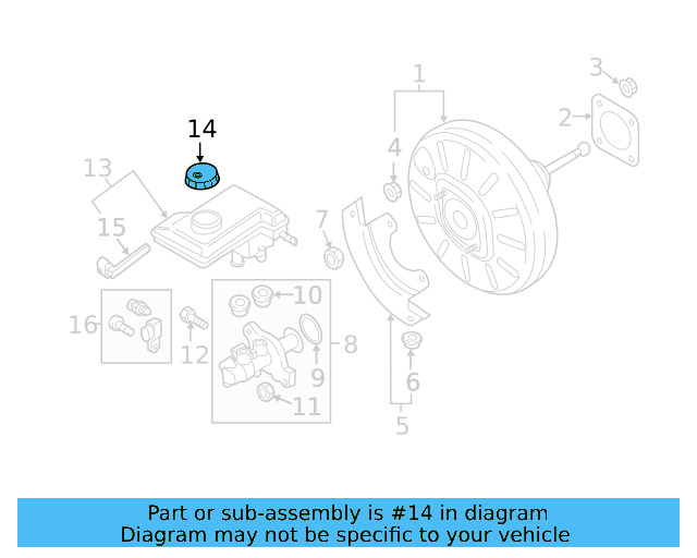 Reservoir Cap 5Q0-611-349-A - View 21