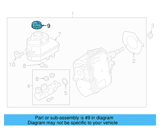 Reservoir Cap 5Q0-611-349-A - View 22