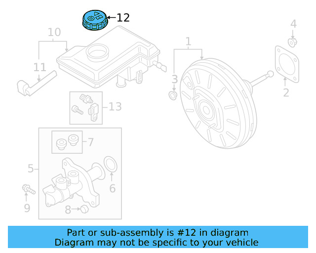 Reservoir Cap 5Q0-611-349-A - View 10
