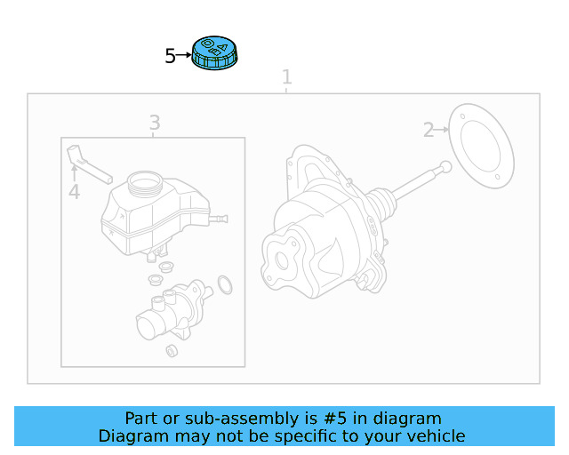 Reservoir Cap 5Q0-611-349-B - View 20
