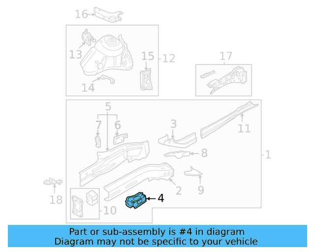 Mount Bracket 5Q0-802-068 - View 25