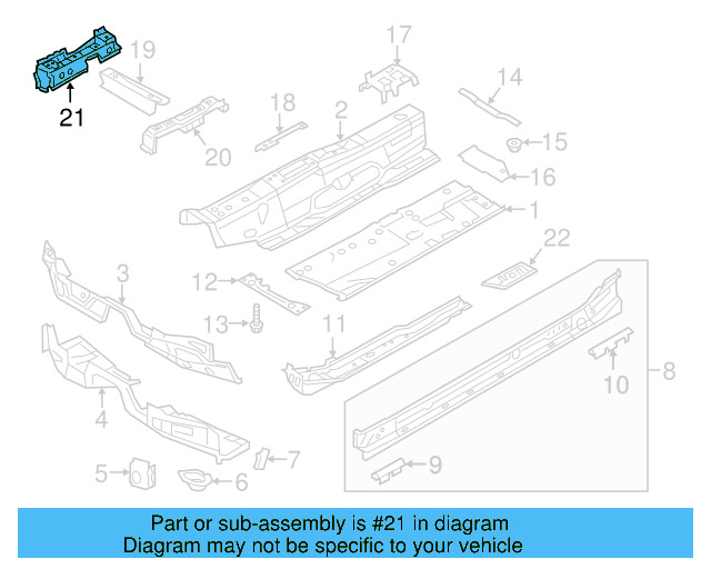 Inner Support 5Q0-802-382 - View 13