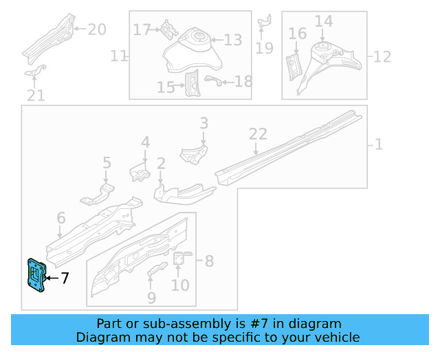 Rail End 5Q0-804-181-B - View 20