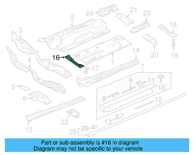 Front Reinforced 5Q0-804-421-B - View 18