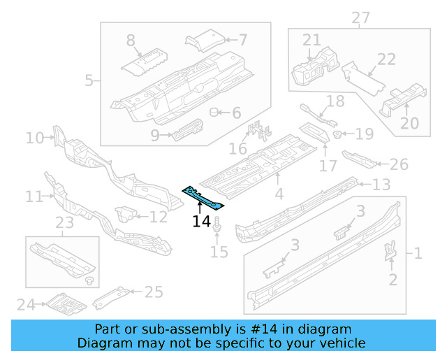 Front Reinforced 5Q0-804-421-B - View 3