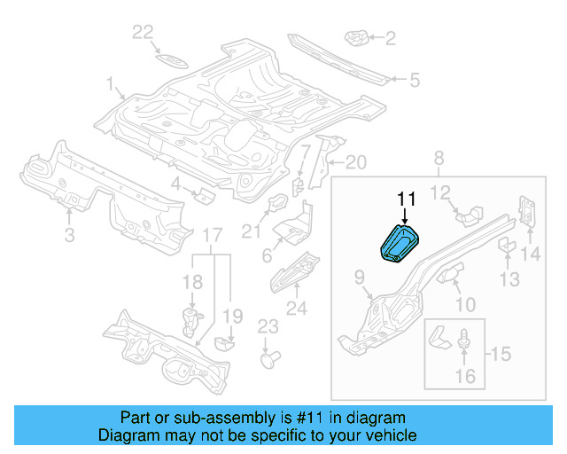 Rail Reinforced 5Q0-804-505-A - View 8