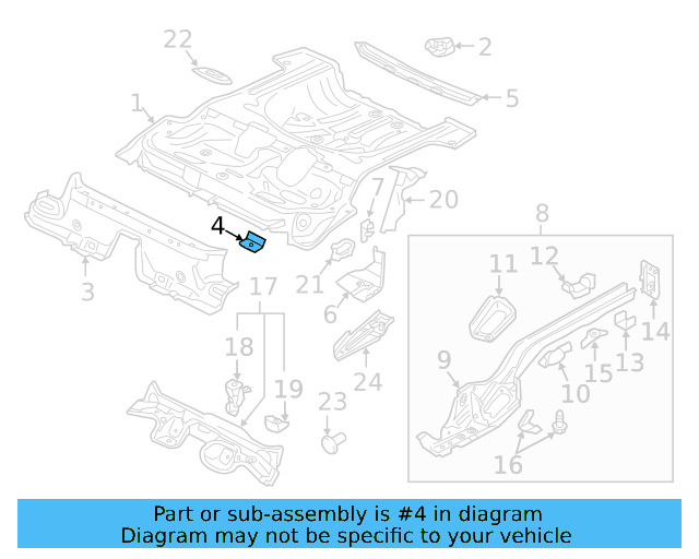 Front Bracket 5Q0-804-866 - View 26