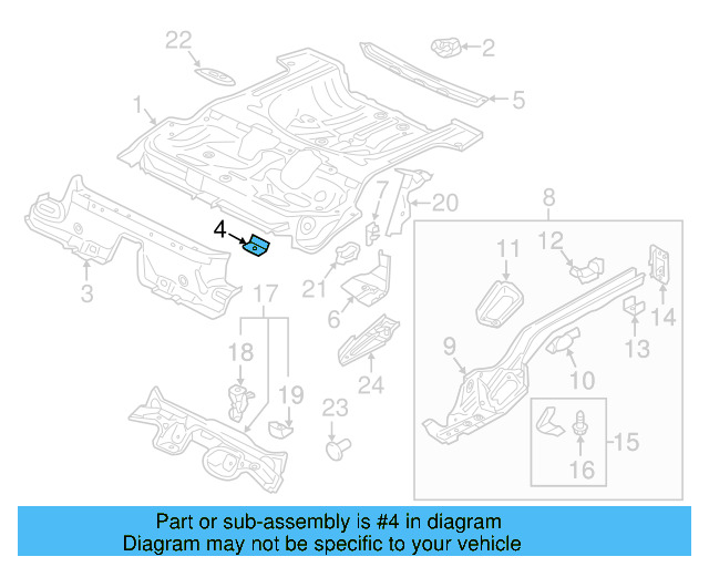 Front Bracket 5Q0-804-866 - View 28