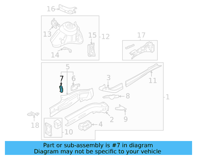 Cover Plate Front Bracket 5Q0-805-758 - View 36
