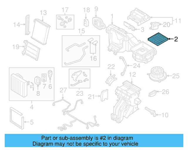 Cabin Air Filter 5Q0-819-669 - View 13