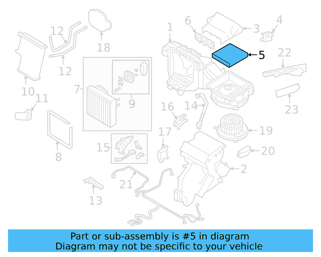 Cabin Air Filter 5Q0-819-669 - View 36