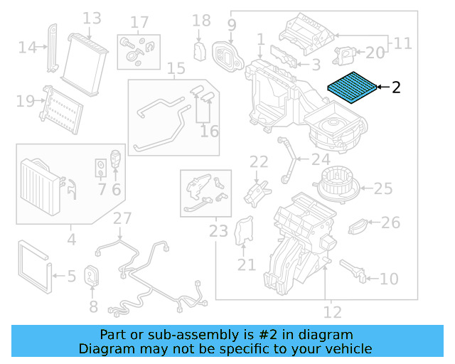 Cabin Air Filter 5Q0-819-669 - View 7