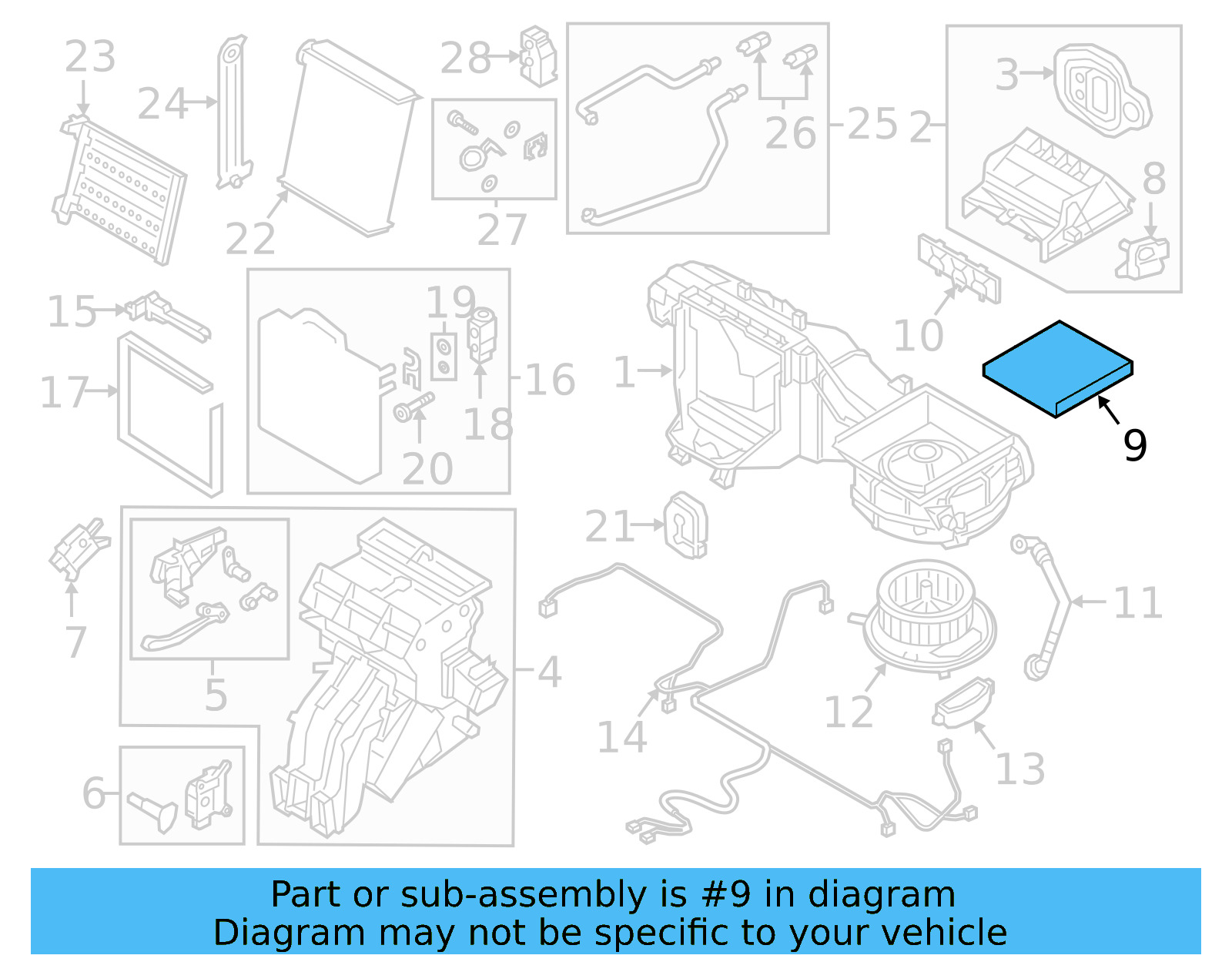 Cabin Air Filter 5Q0-819-669 - View 16
