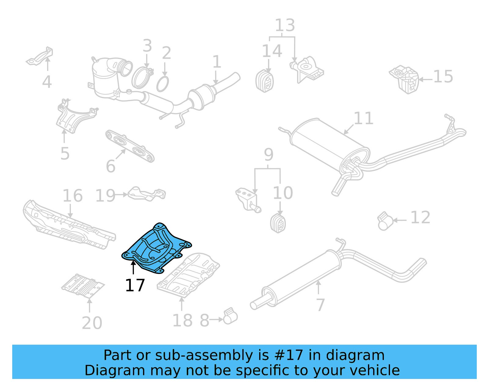 Center Shield 5Q0-825-611-B - View 4