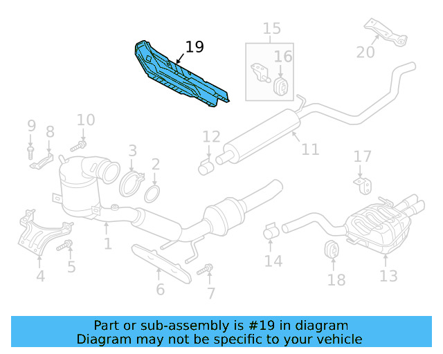 Heat Shield 5Q0-825-661-BS - View 18