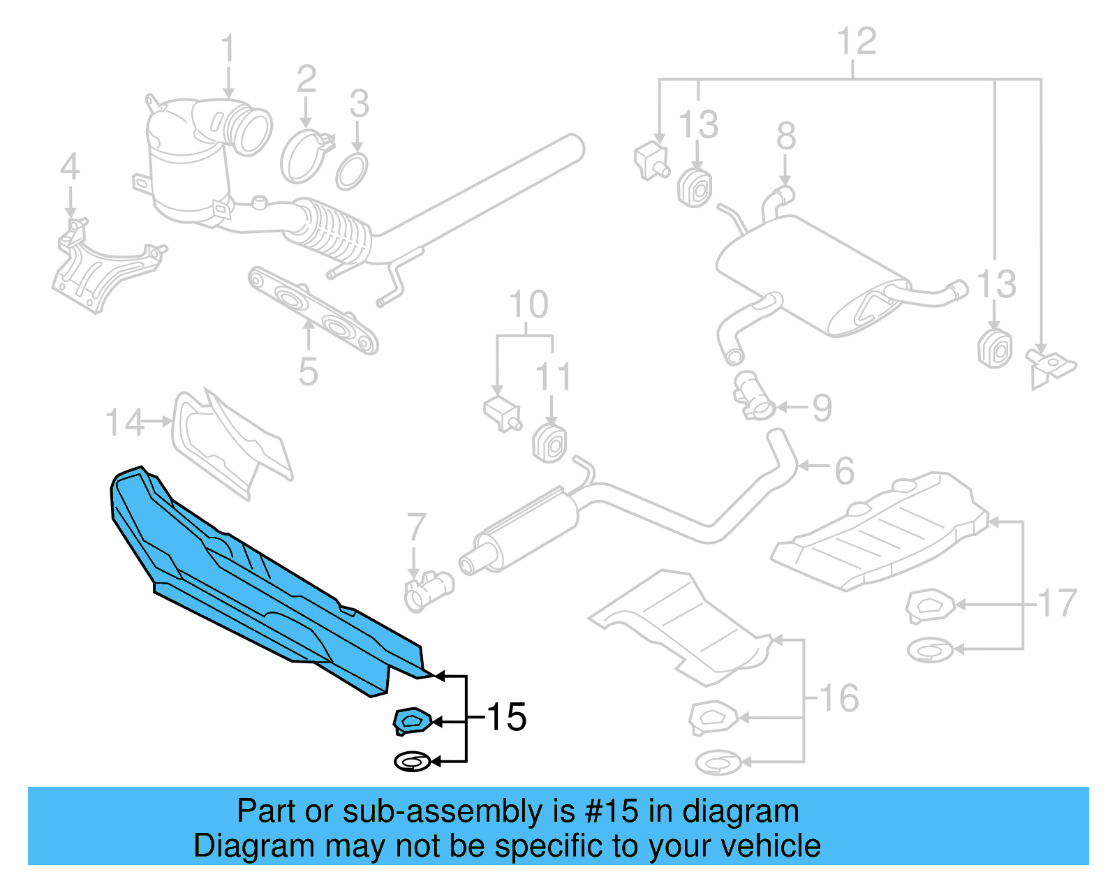 Heat Shield 5Q0-825-661-BS - View 38