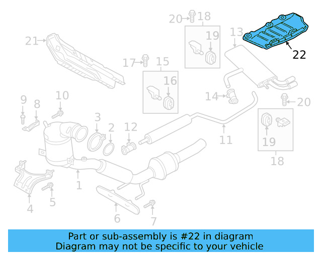 Heat Shield 5Q0-825-701-E - View 2