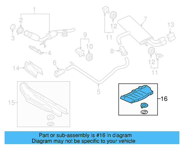 Heat Shield 5Q0-825-701-E - View 22