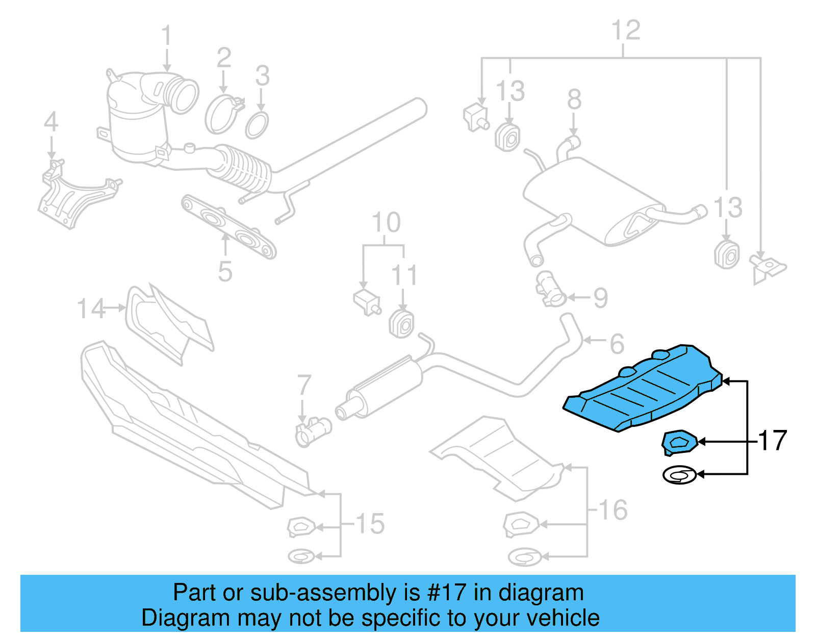 Heat Shield 5Q0-825-701-E - View 3